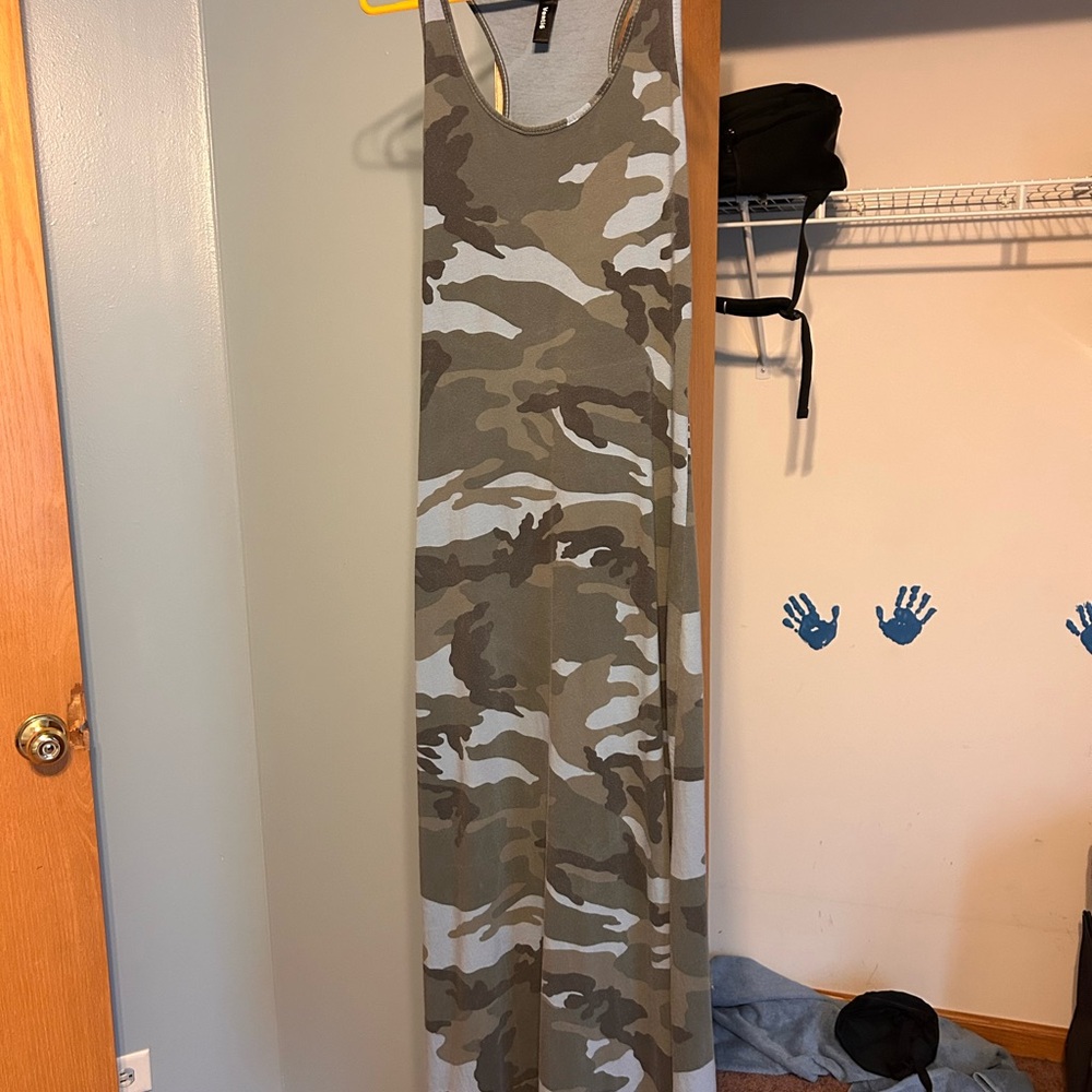 Camo Maxi Dress